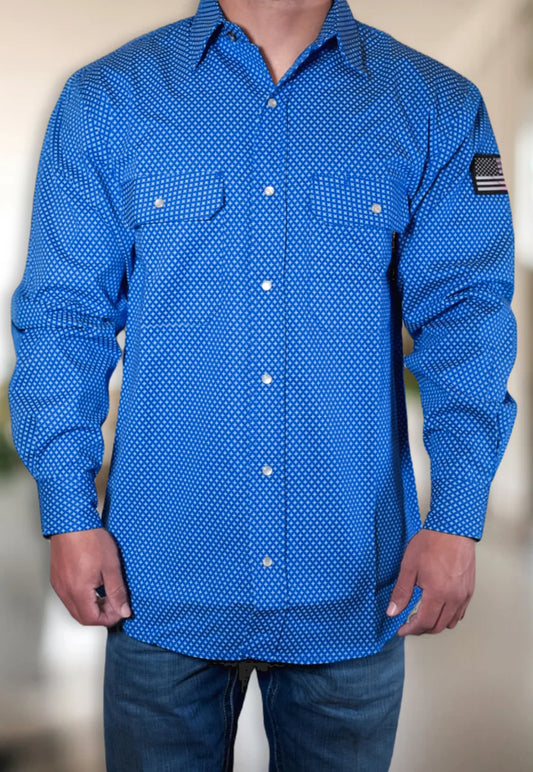 Static FR Pearl Snap Work Shirt